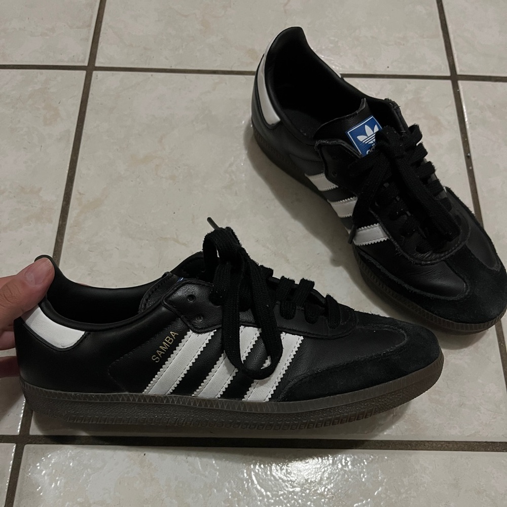 Adidas Samba Classic Black and White Shoes